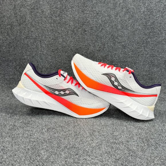 Saucony Endorphin Pro 4 Running Shoes Men's Size 10 White Athletic Run Training - Picture 8 of 12